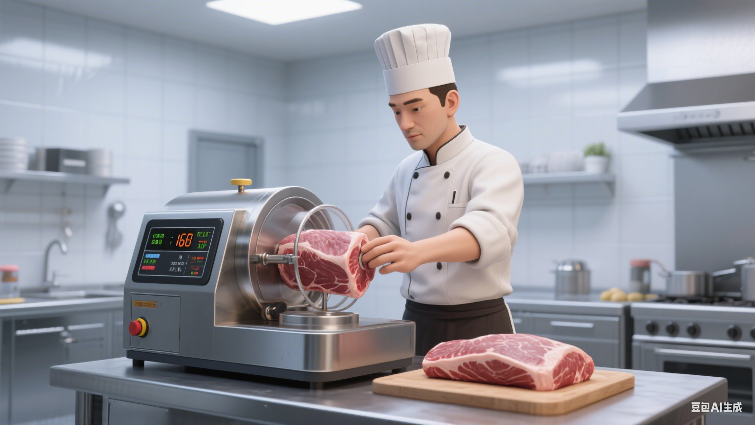 里脊嫩化时序：解密里脊肉真空滚揉机的滚揉时间调控(3)