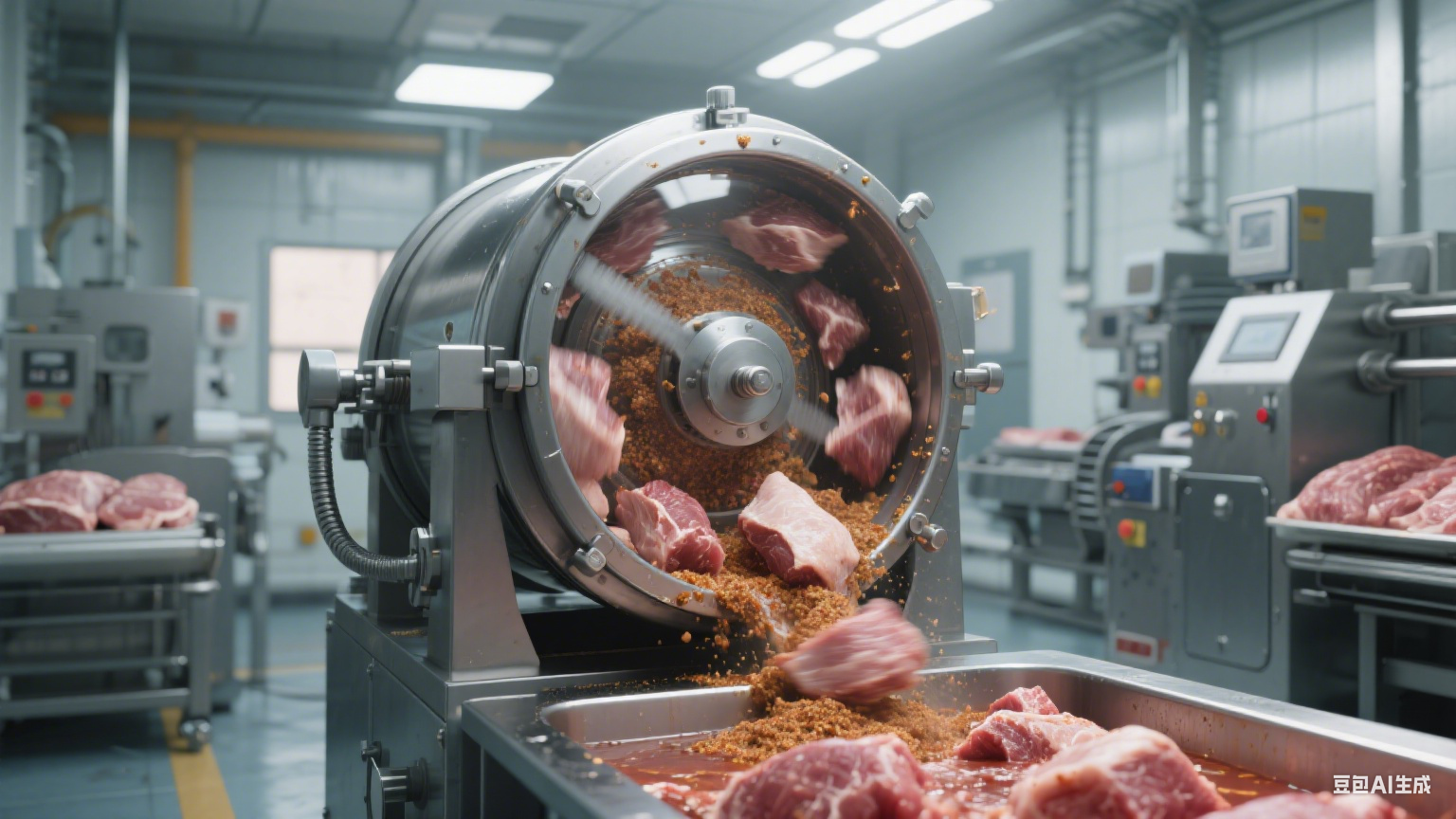 解密食品加工核心装备：滚揉机滚筒容积的科学维度与应用智慧(1)