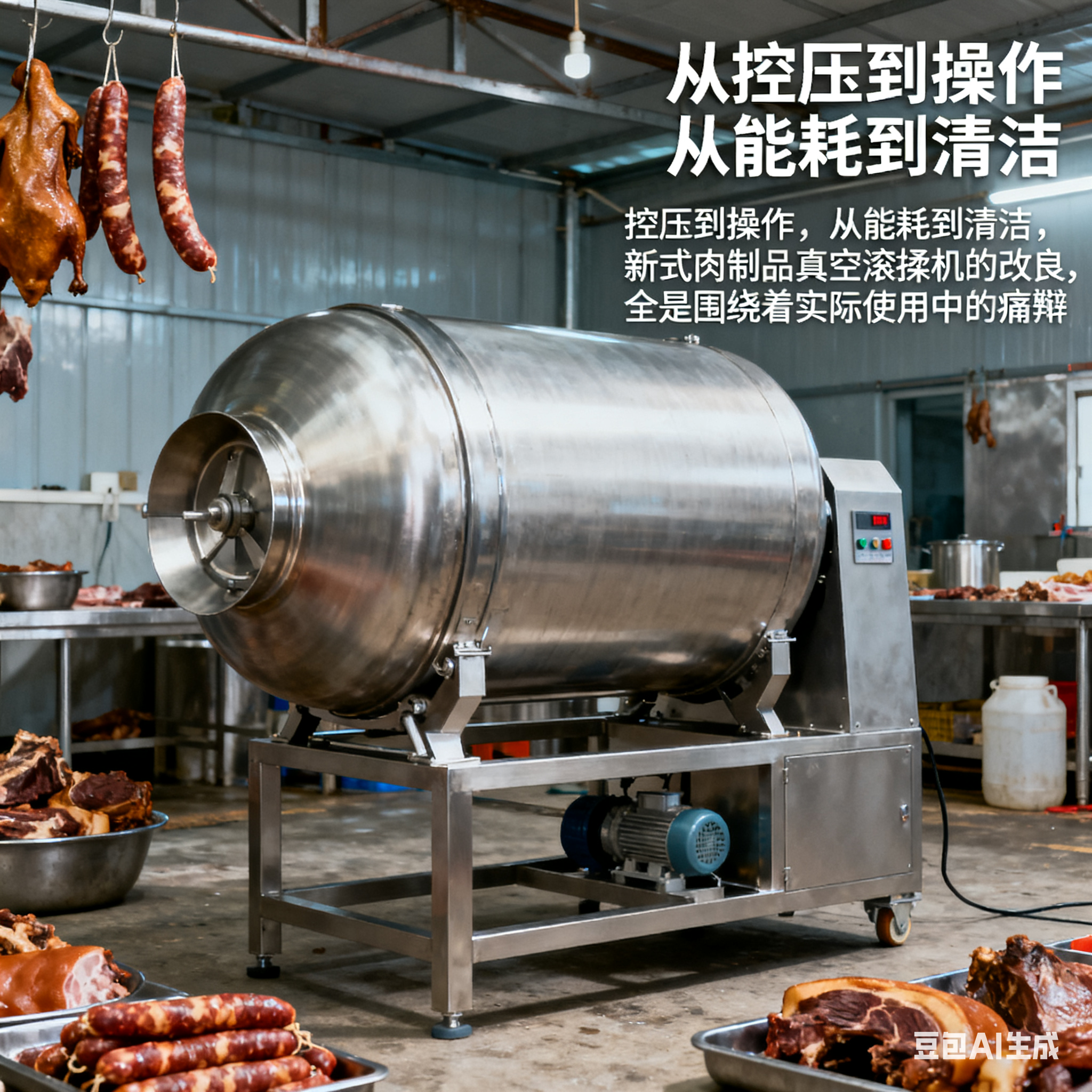 新式真空滚揉机比老式好在哪？这些改良很贴心(5)