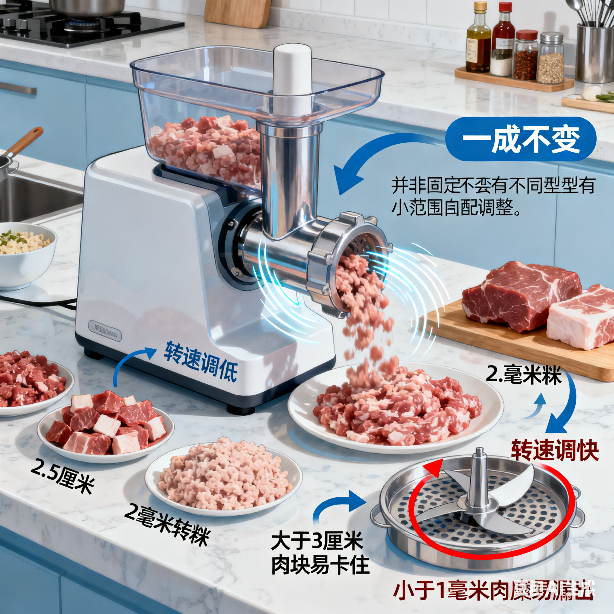 自动化五花肉腌制机，适配多大肉颗粒？(3)