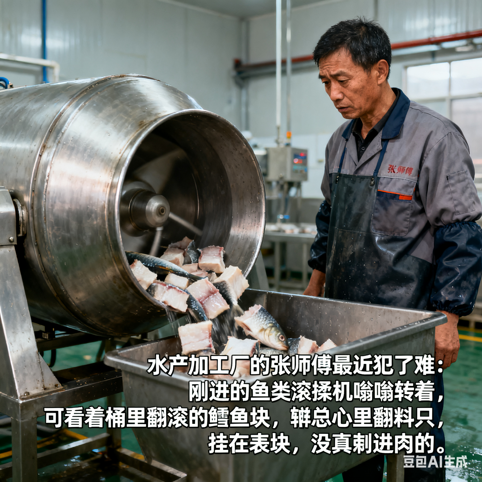 鱼类滚揉机，能把味道腌进鱼肉里吗？(1)