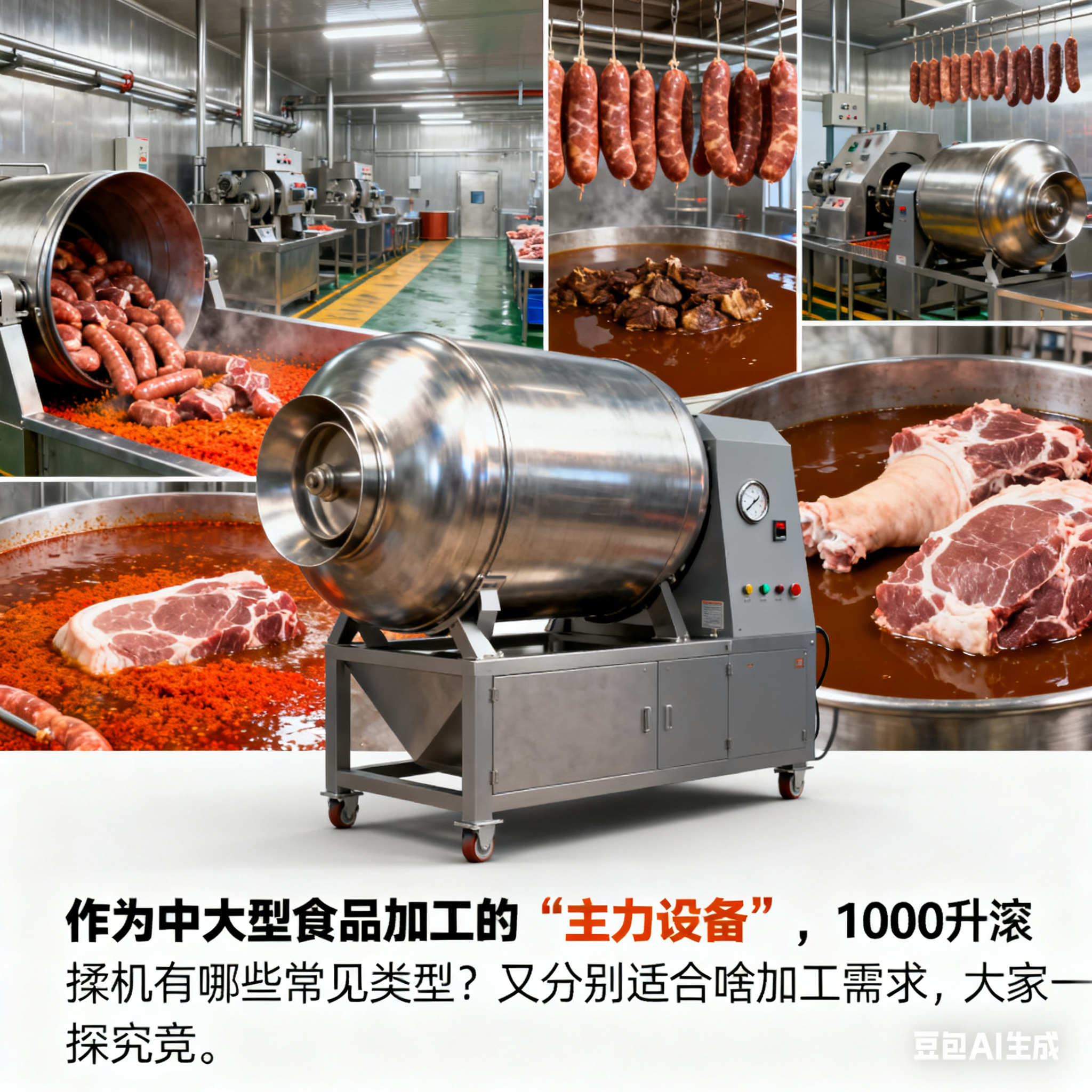 1000 升滚揉机，有哪些常见类型？(1)