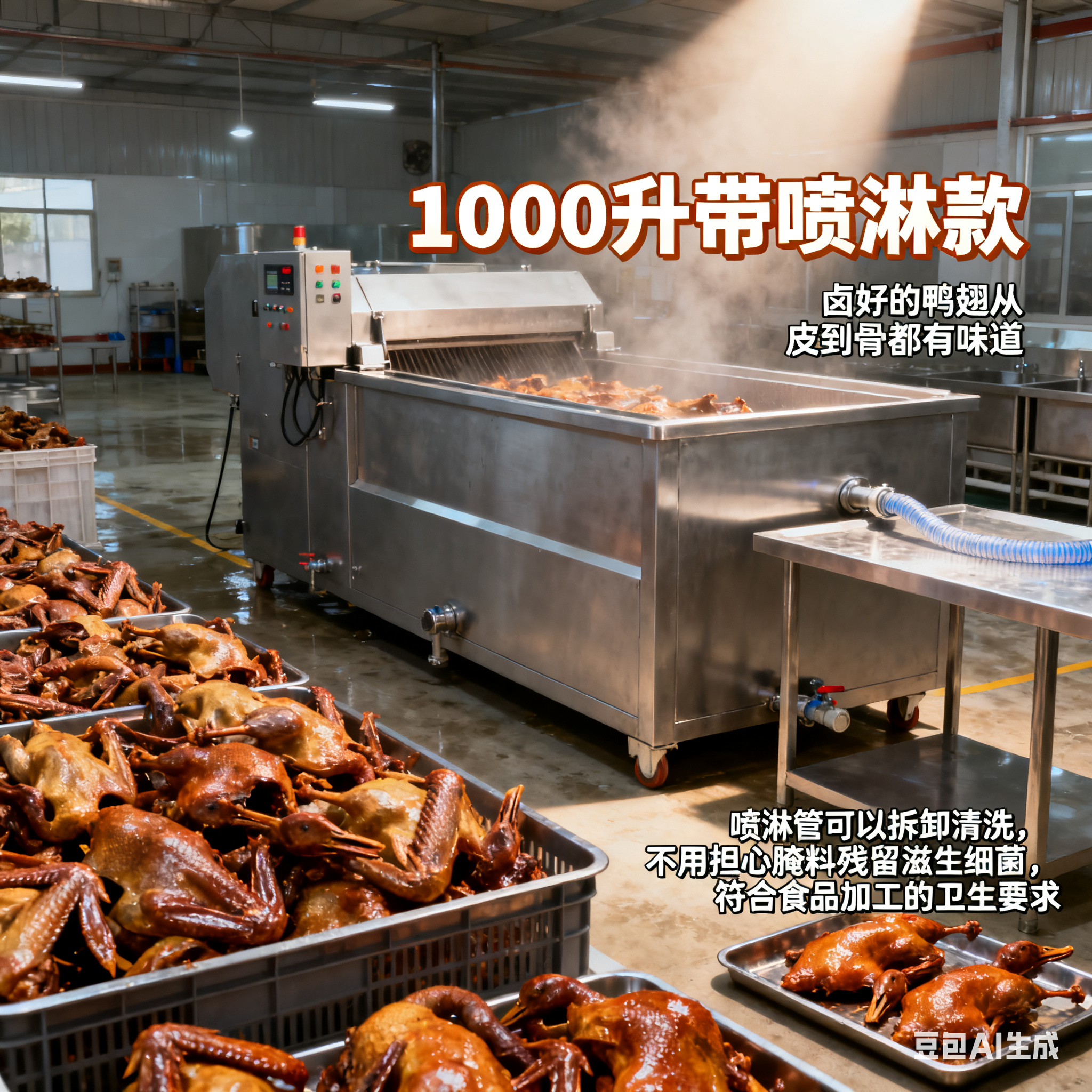 1000 升滚揉机，有哪些常见类型？(4)