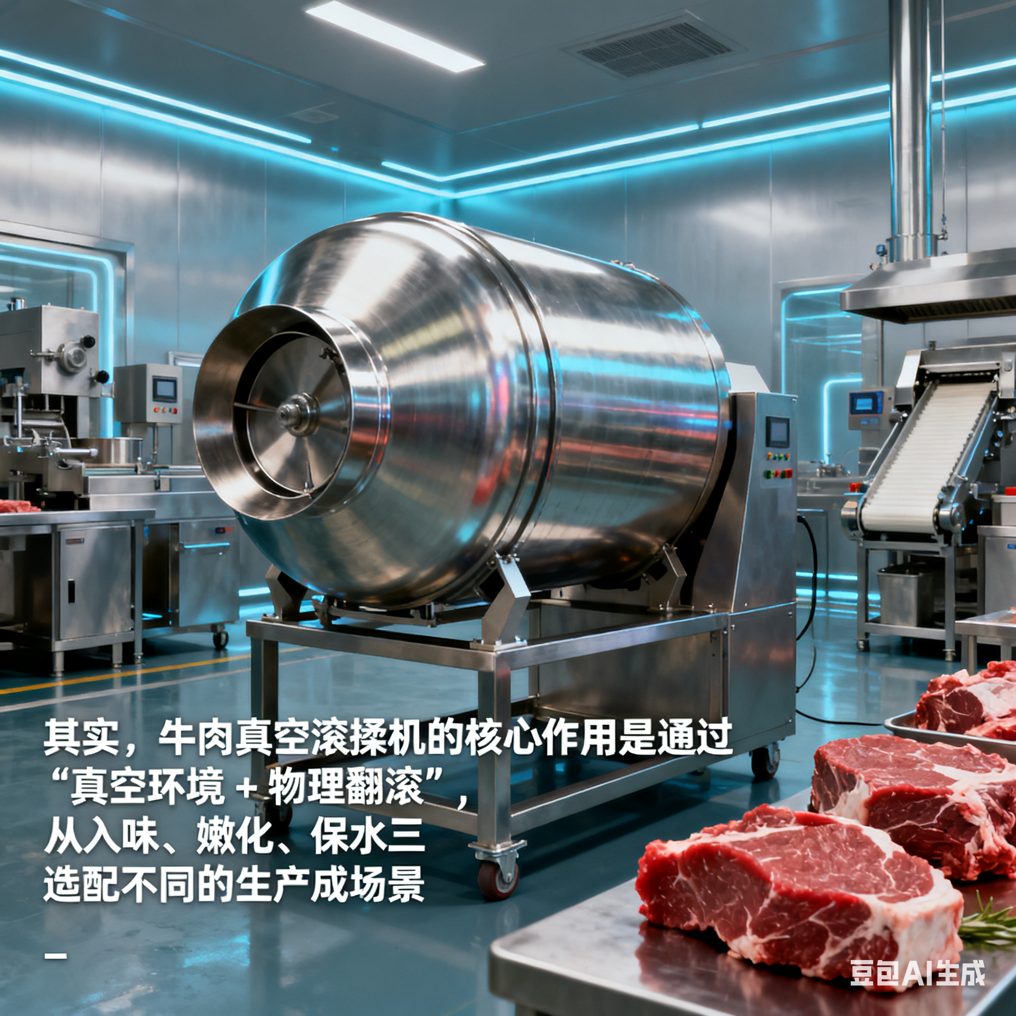 牛肉真空滚揉机，到底有啥作用？(1)