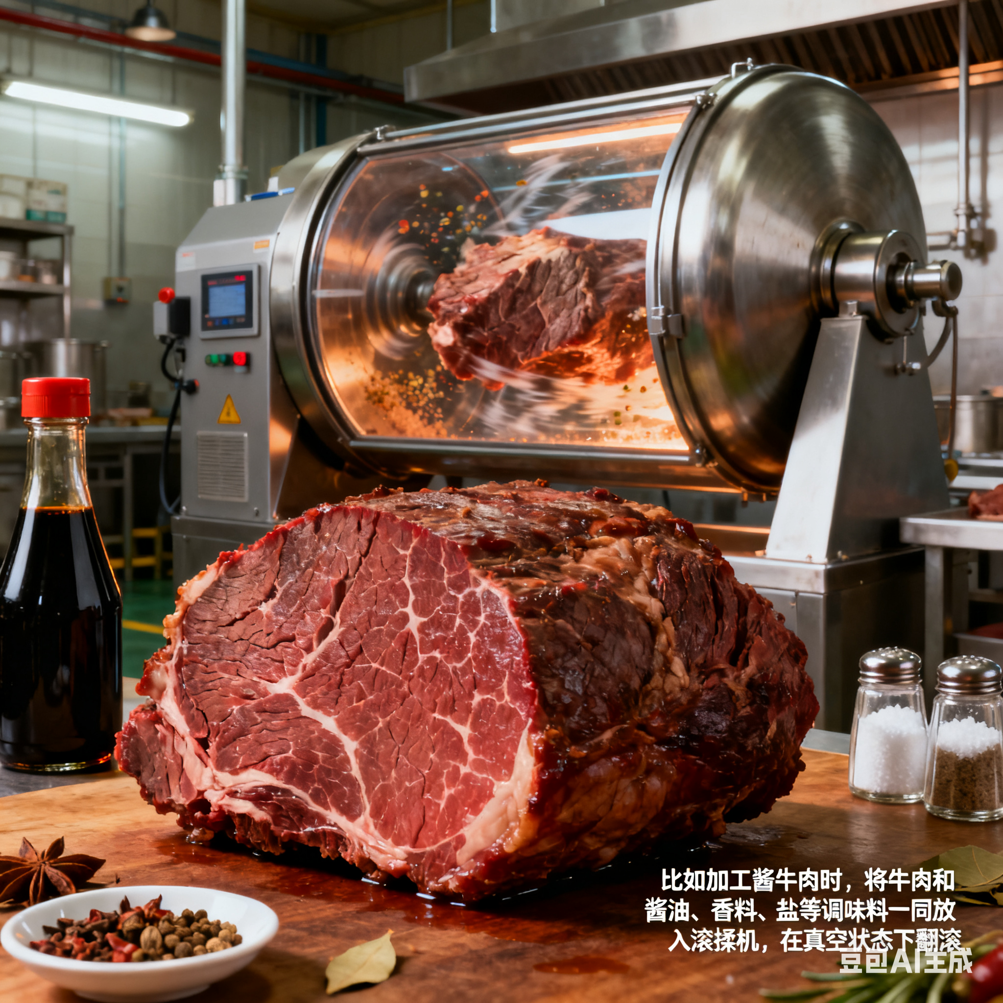 牛肉真空滚揉机，到底有啥作用？(2)