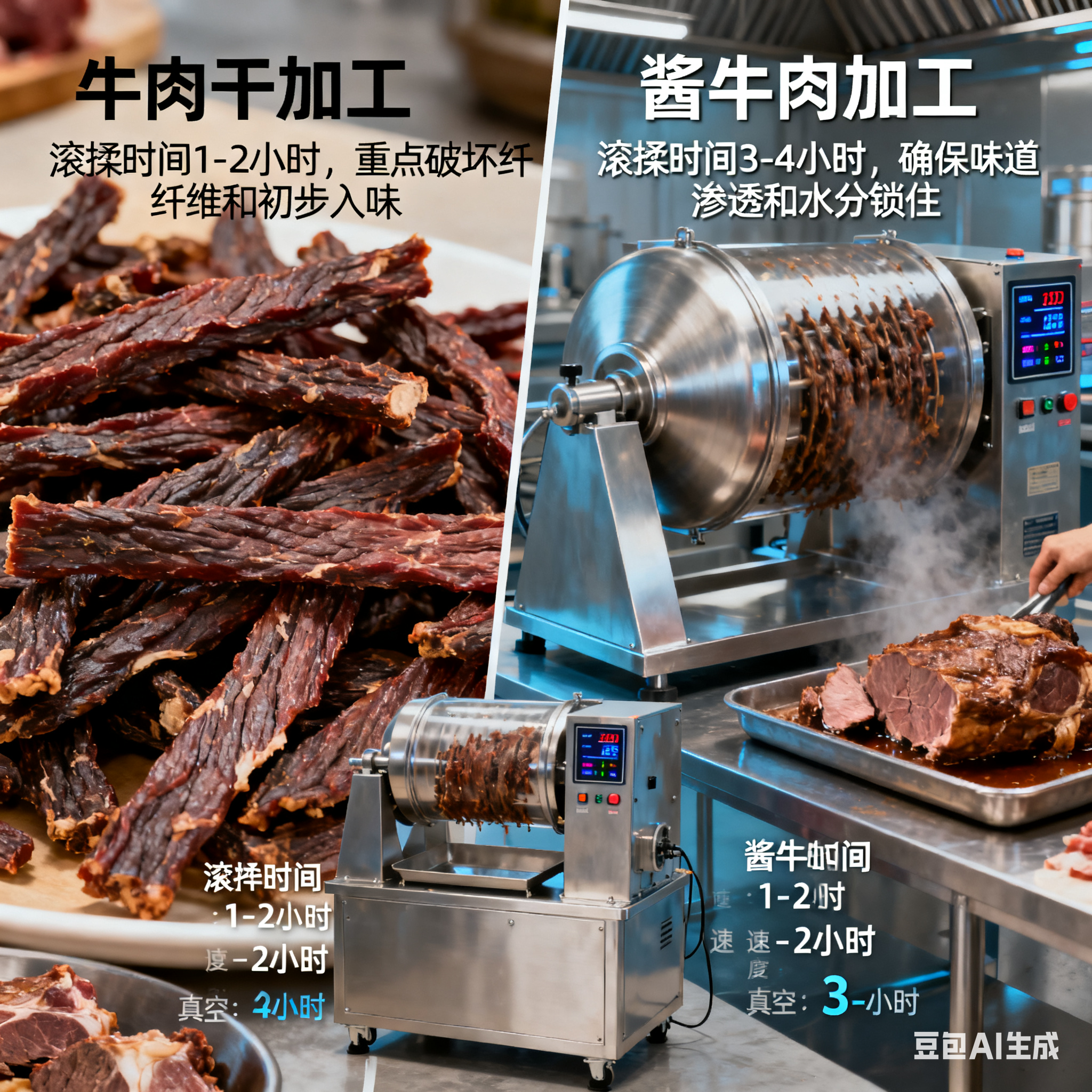 牛肉真空滚揉机，到底有啥作用？(6)