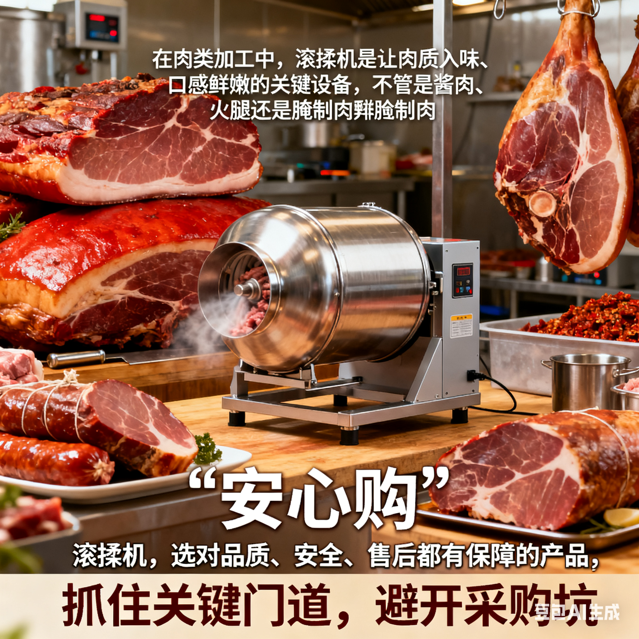 买滚揉机，安心购有哪些门道？(1)