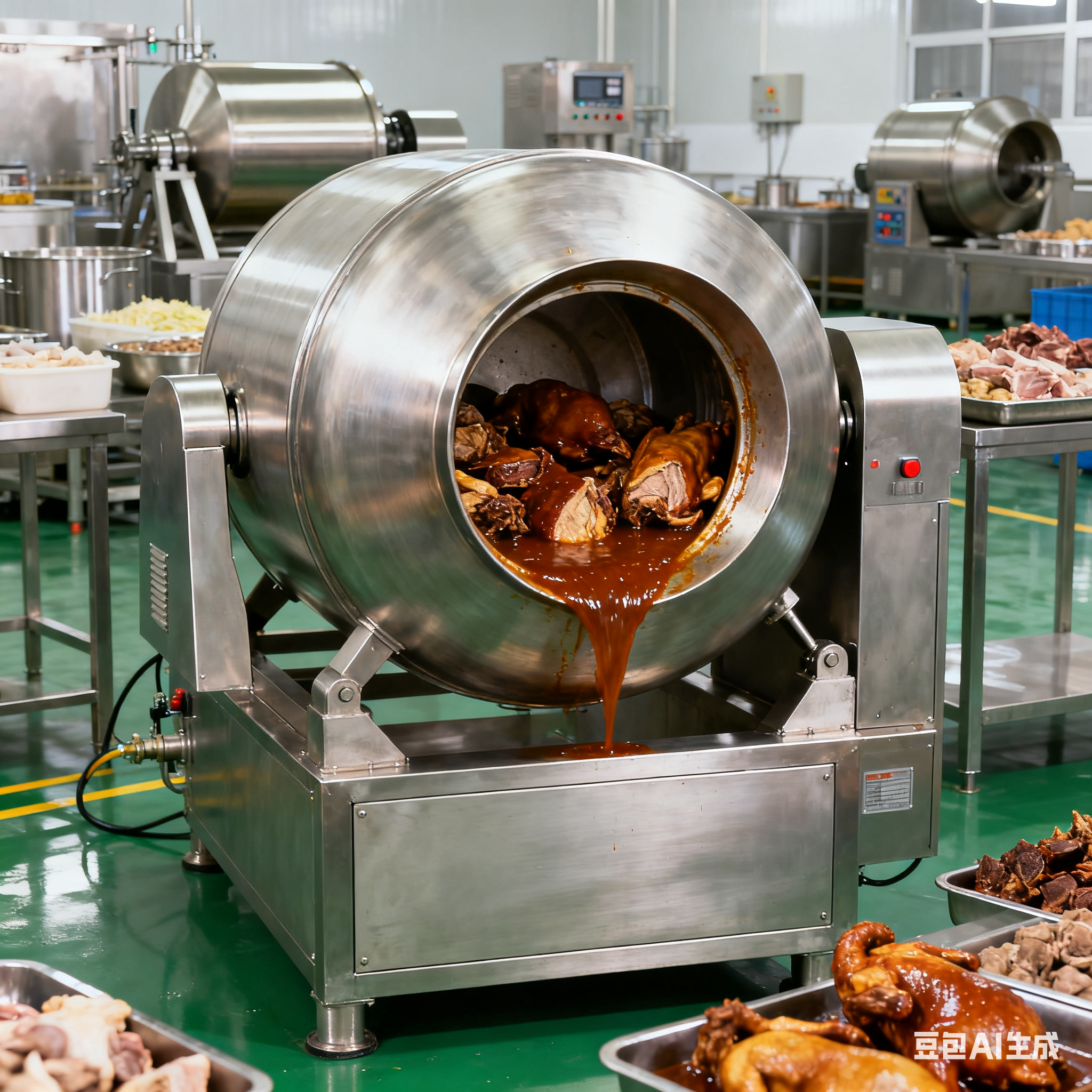 全自动真空滚揉机，能按需定制吗？(1)