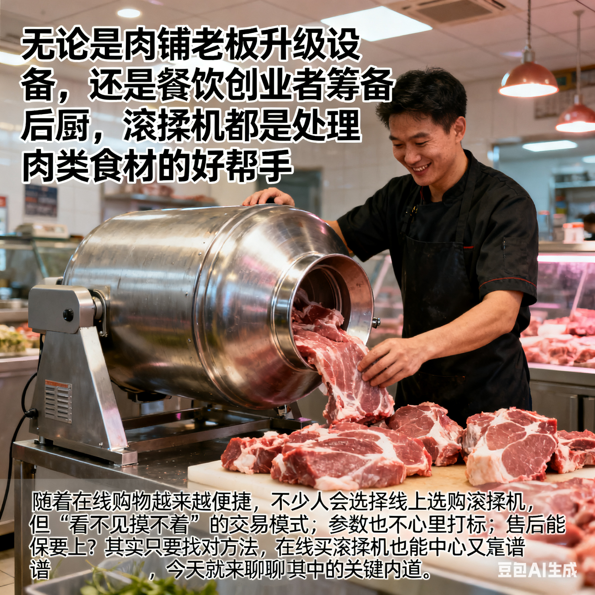 滚揉机在线买，靠谱门道在哪？(1)