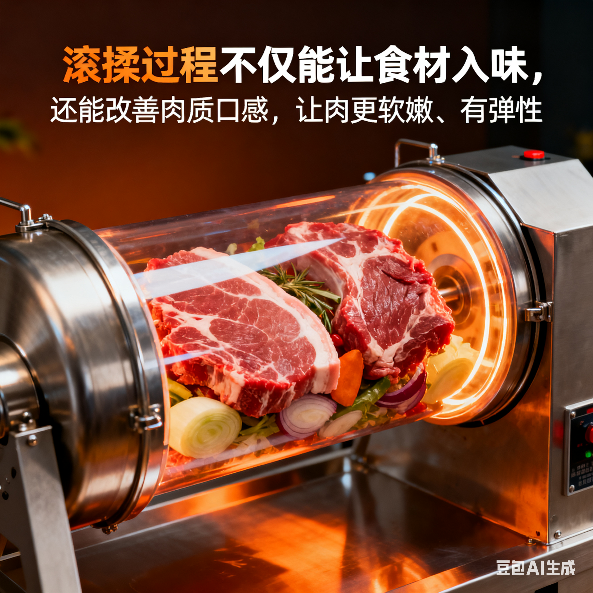 滚揉机的滚揉原理，藏着什么玄机？(4)