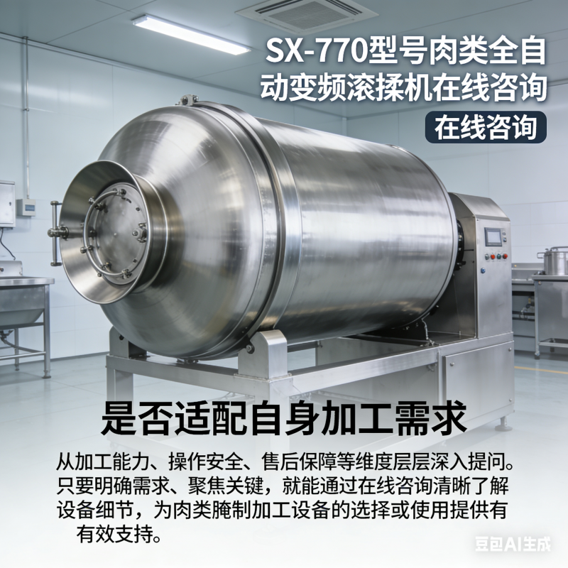 SX-770 型号肉类全自动变频滚揉机该如何在线咨询(5)